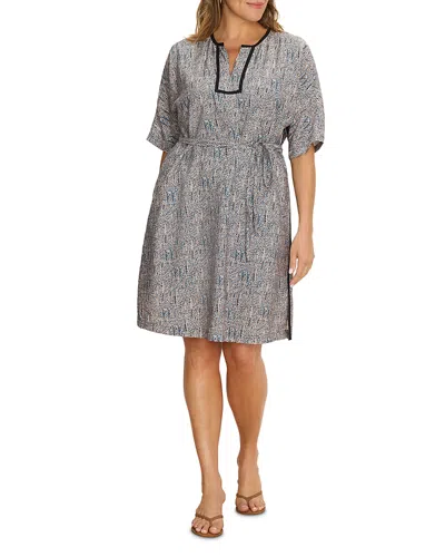 Nic+zoe Plus Devon Sun Speckle Dress In Gray