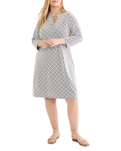 Nic+zoe Plus Diamond Etching Clementine Dress In Multi