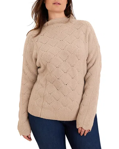 Nic+zoe Plus Diamond Jubilee Sweater In Black