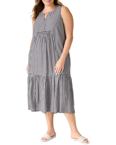Nic + Zoe Nic+zoe Plus Drapey Gingham Dress