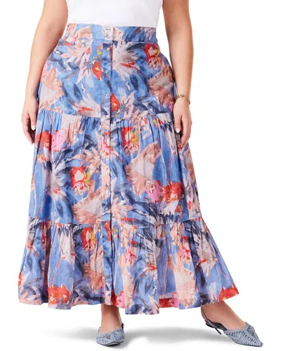 NIC + ZOE NIC+ZOE PLUS DREAMSCAPE TIERED SKIRT