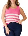 Nic + Zoe Nic+zoe Stripe Featherweight Tank