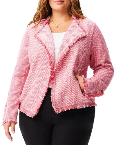 Nic + Zoe Nic+zoe Plus Jacket In Pink