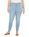 NIC+ZOE PLUS NIC+ZOE PLUS MID RISE ANKLE JEANS IN BREEZE