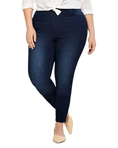 Nic+zoe Plus Mid Rise Ankle Jeans In Twilight