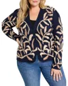 Nic + Zoe Nic+zoe Midnight Fern Tufted Cardigan