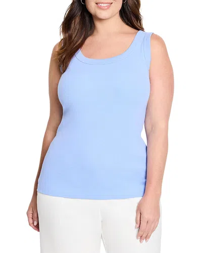 Nic+zoe Plus Perfect Knit Rib Scoop Neck Tank