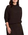Nic + Zoe Nic+zoe Pixel Funnel Neck Cotton Blend Sweater