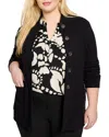 Nic + Zoe Nic+zoe Sharp Knit Blazer In Black