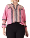 Nic + Zoe Nic+zoe Spotty Stripes Button-up Shirt