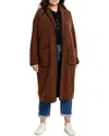 Nic + Zoe Nic+zoe Faux Fur Teddy Longline Coat