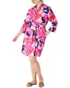 Nic + Zoe Tropic Glow Dress In Pink Multi