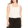 Nic + Zoe Plus Womens Tank Sleeveless Shell In White
