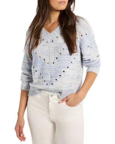 NIC + ZOE NIC + ZOE POINTELLE CORD SWEATER