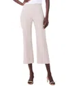 Nic + Zoe Polished Wonderstretch Wide-leg Crop Trouser In Cobblestone
