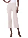 Nic + Zoe Polished Wonderstretch Wide-leg Crop Trouser In Cobblestone In Beige
