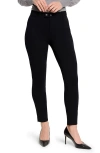 Nic + Zoe Nic+zoe Ponte Riding Pants In Black Onyx