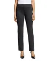 Nic + Zoe Nic+zoe Ponte Straight Pants In Charcoal