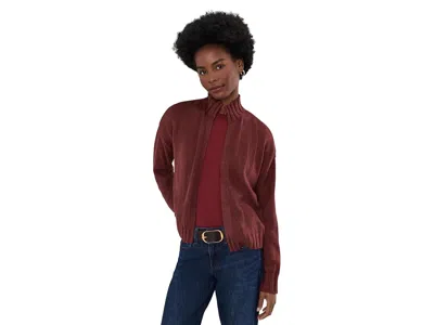 Nic + Zoe Pop On Cardigan Women's Sweater Wine: Xl In Brown