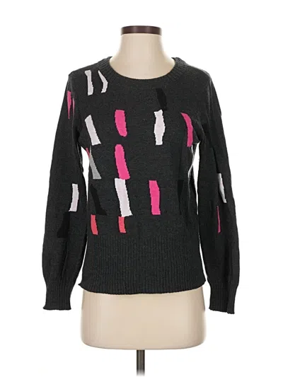 Pre-owned Nic + Zoe Pullover Sweater In Black