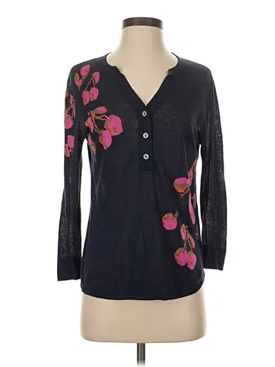 Pre-owned Nic + Zoe Pullover Sweater In Black