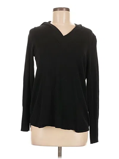 Pre-owned Nic + Zoe Pullover Sweater In Black