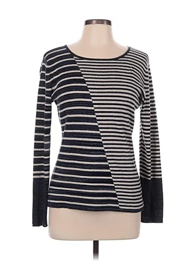 Pre-owned Nic + Zoe Pullover Sweater In Black