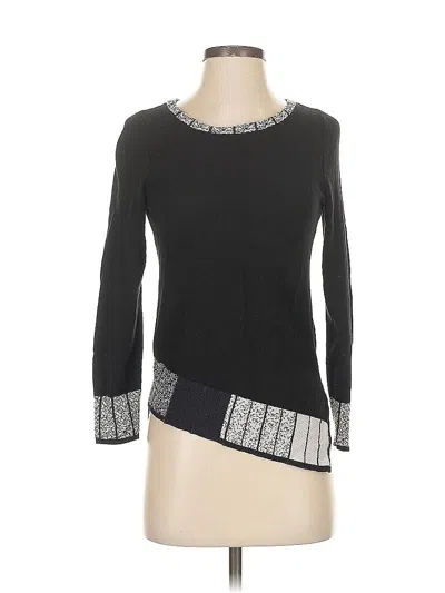 Pre-owned Nic + Zoe Pullover Sweater In Black