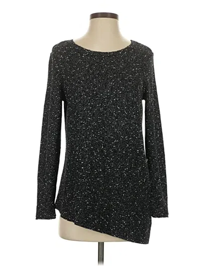Pre-owned Nic + Zoe Pullover Sweater In Black