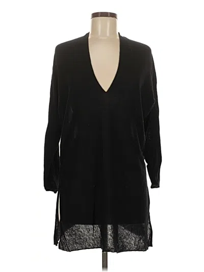 Pre-owned Nic + Zoe Pullover Sweater In Black