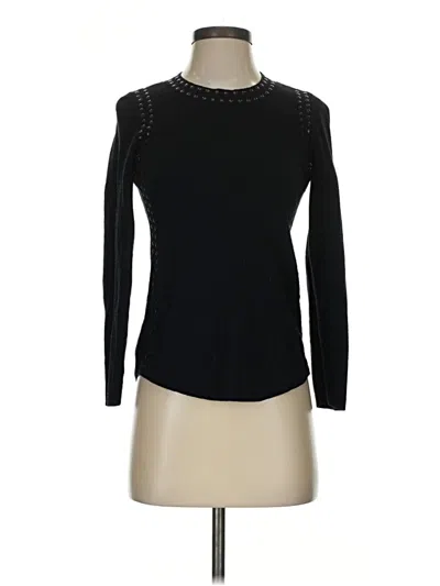 Pre-owned Nic + Zoe Pullover Sweater In Black