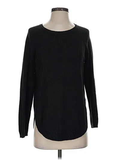 Pre-owned Nic + Zoe Pullover Sweater In Black