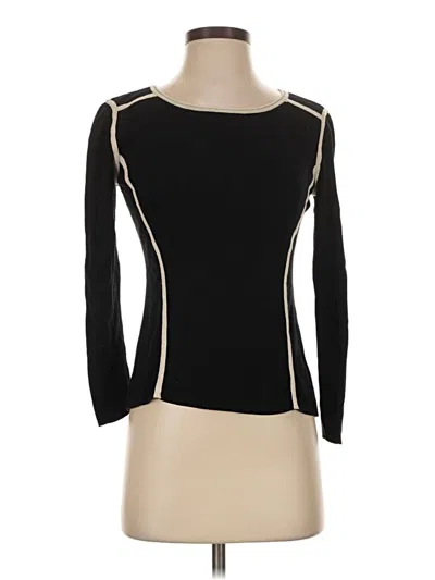 Pre-owned Nic + Zoe Pullover Sweater In Black