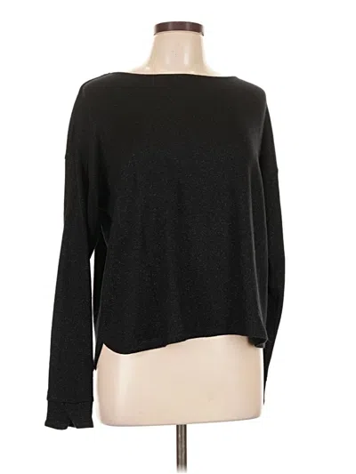 Pre-owned Nic + Zoe Pullover Sweater In Black