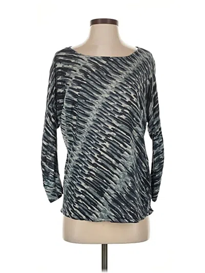 Pre-owned Nic + Zoe Pullover Sweater In Blue