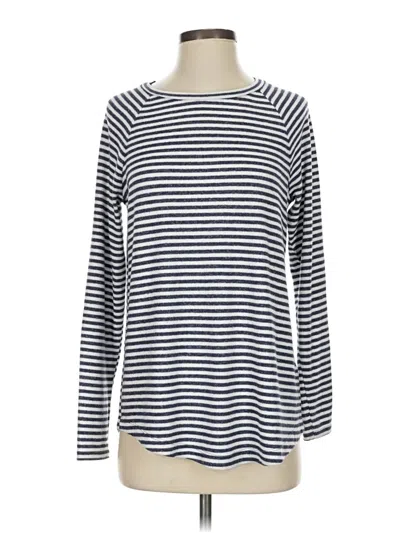 Pre-owned Nic + Zoe Pullover Sweater In Blue