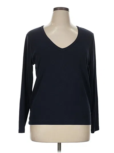 Pre-owned Nic + Zoe Pullover Sweater In Blue