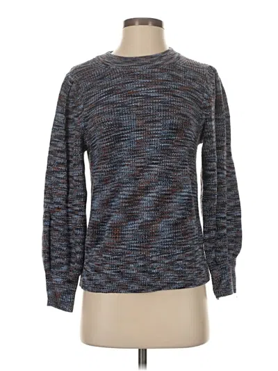 Pre-owned Nic + Zoe Pullover Sweater In Blue