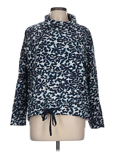 Pre-owned Nic + Zoe Pullover Sweater In Blue