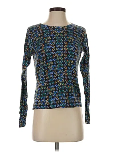 Pre-owned Nic + Zoe Pullover Sweater In Blue