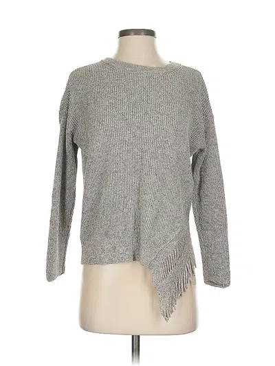 Pre-owned Nic + Zoe Pullover Sweater In Gray
