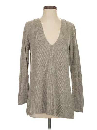 Pre-owned Nic + Zoe Pullover Sweater In Gray