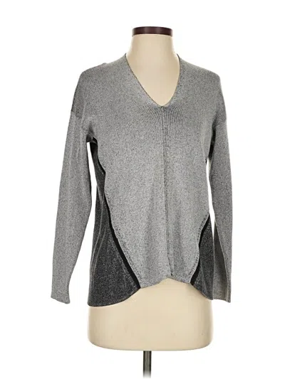 Pre-owned Nic + Zoe Pullover Sweater In Gray