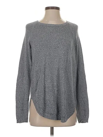 Pre-owned Nic + Zoe Pullover Sweater In Gray