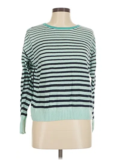 Pre-owned Nic + Zoe Pullover Sweater In Green