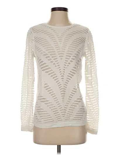 Pre-owned Nic + Zoe Pullover Sweater In Ivory