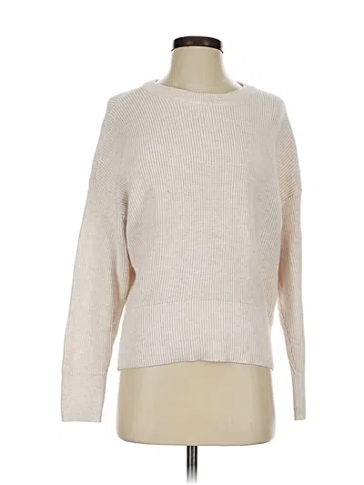 Pre-owned Nic + Zoe Pullover Sweater In Ivory