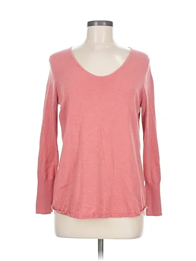 Pre-owned Nic + Zoe Pullover Sweater In Pink