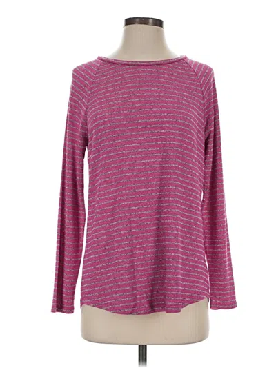 Pre-owned Nic + Zoe Pullover Sweater In Pink