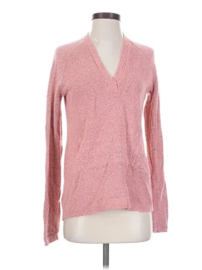 Pre-owned Nic + Zoe Pullover Sweater In Pink
